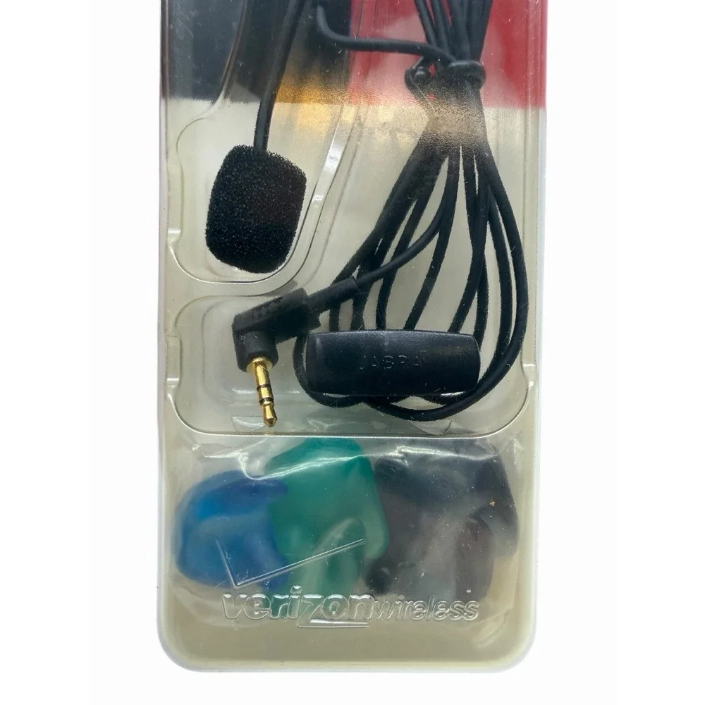 JABRA Ear Boom Earpiece / Mic Headset for‎ Phones with 2.5mm Jack Earbuds NEW